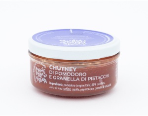 Chutney di pomodoro e granella di pistacchi