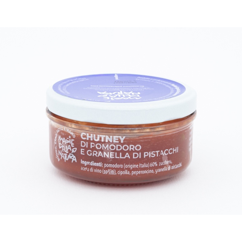 Chutney di pomodoro e granella di pistacchi