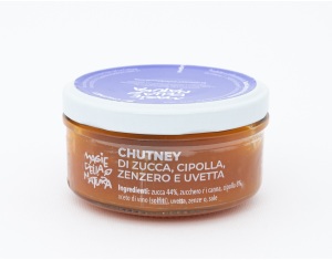 Chutney di zucca, cipolla, zenzero e uvetta