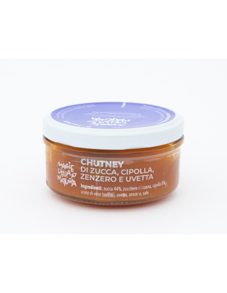 Chutney di zucca, cipolla, zenzero e uvetta