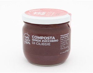 Sugar-free cherry compote