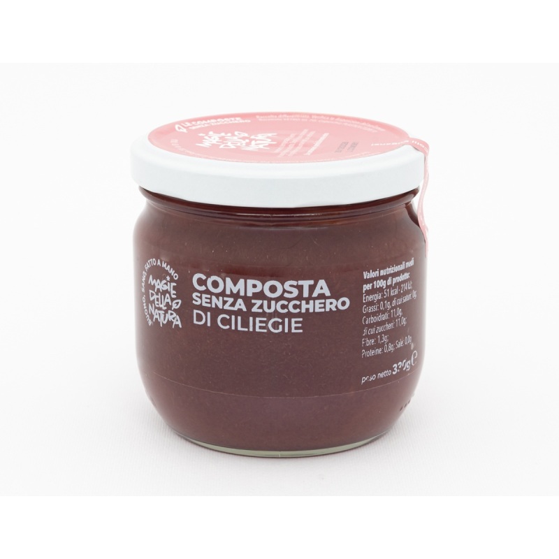 Sugar-free cherry compote