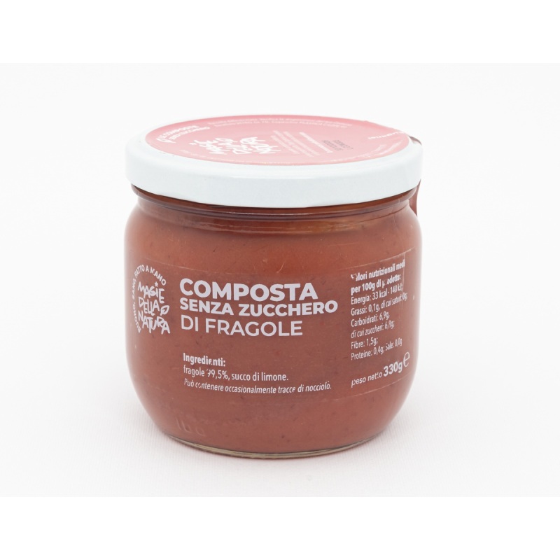 Sugar-free strawberry compote