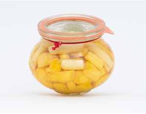 Asparagi di Pernumia all’olio con pistilli di zafferano dei colli 2