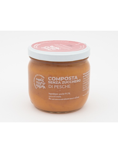 Sugar-free peach compote