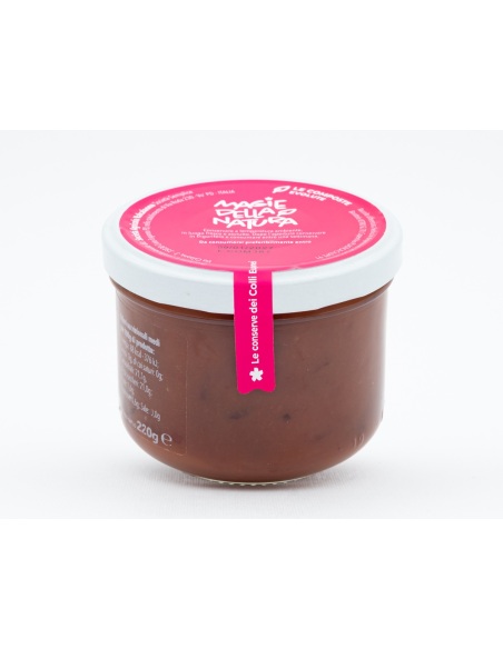 Peach and Karkadè compote