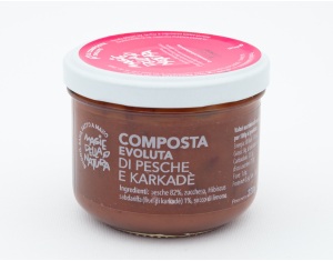 Composta di pesche e Karkadè