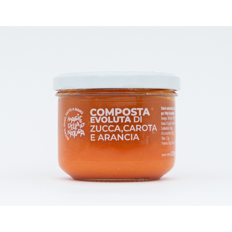 Pumpkin, carrot, orange compote