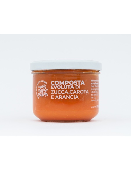 Pumpkin, carrot, orange compote