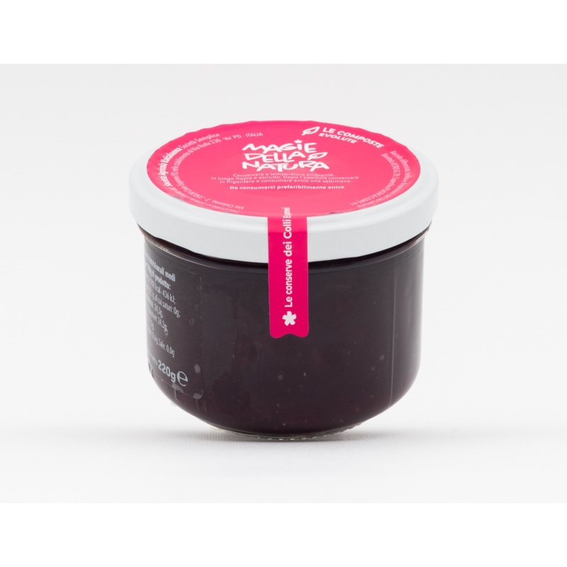 Cherry and rose compote