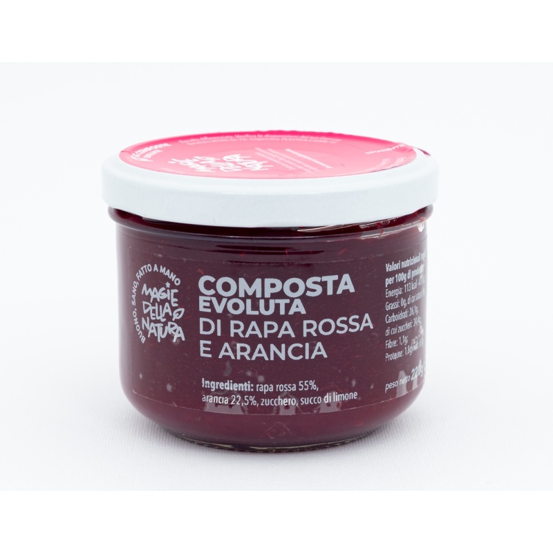 Beetroot and orange compote