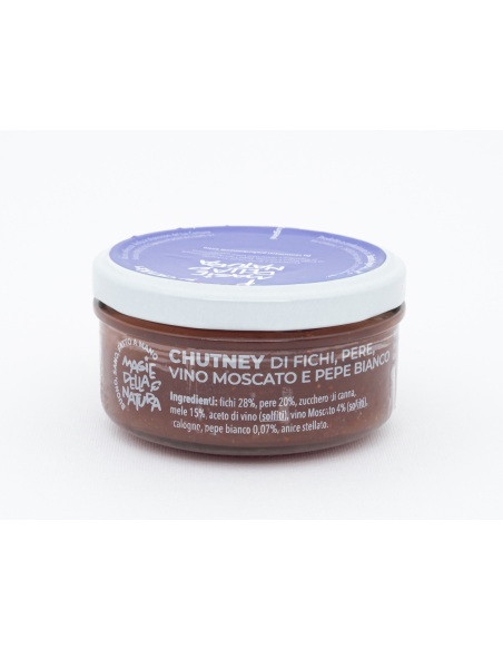 Chutney di fichi, pere e vino moscato